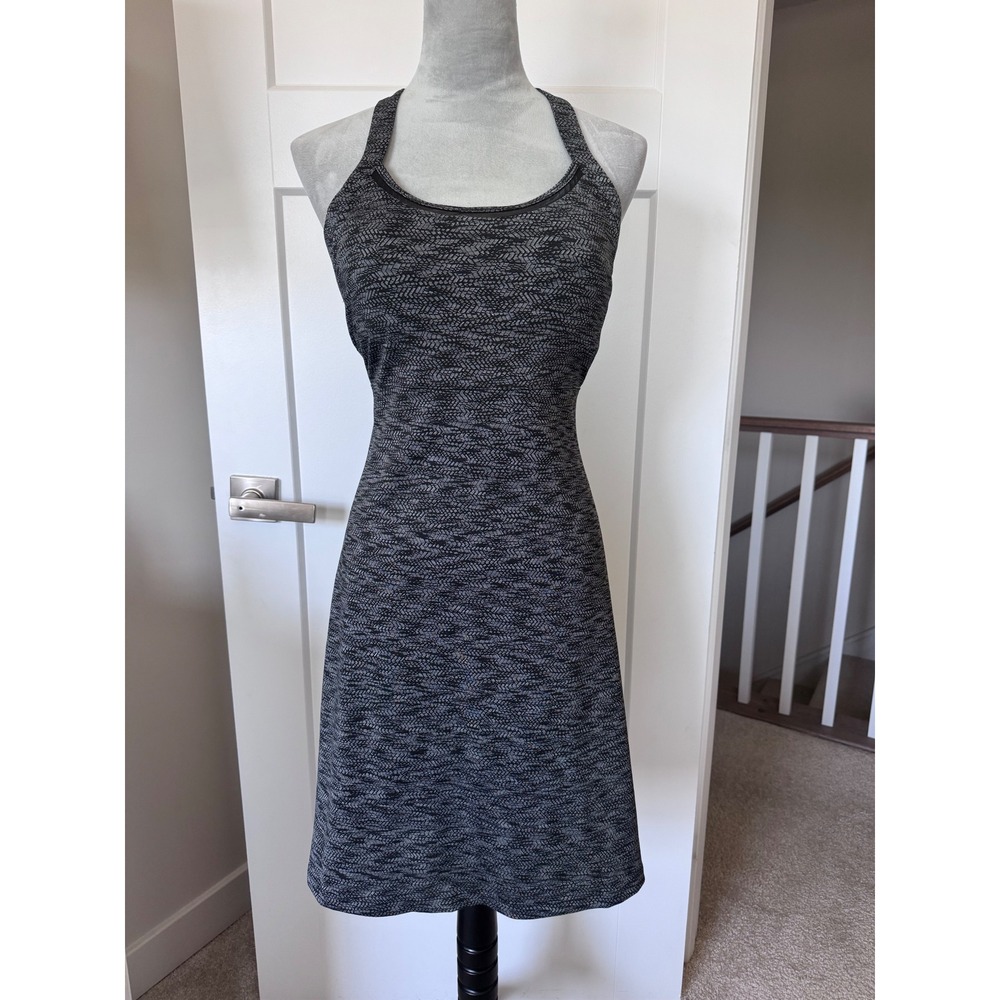 MPG Mondetta Performance Gear Womens Grey Geometric Racerback Athletic Dress L